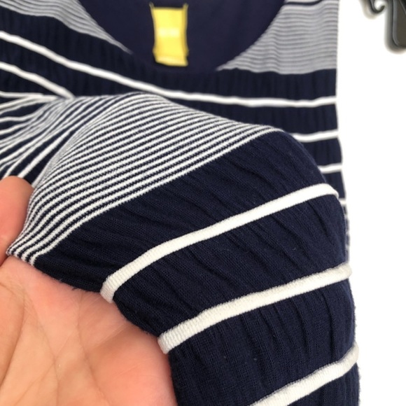 Maeve Edisto Column Navy Blue White Stripe Size XS - Picture 6 of 9